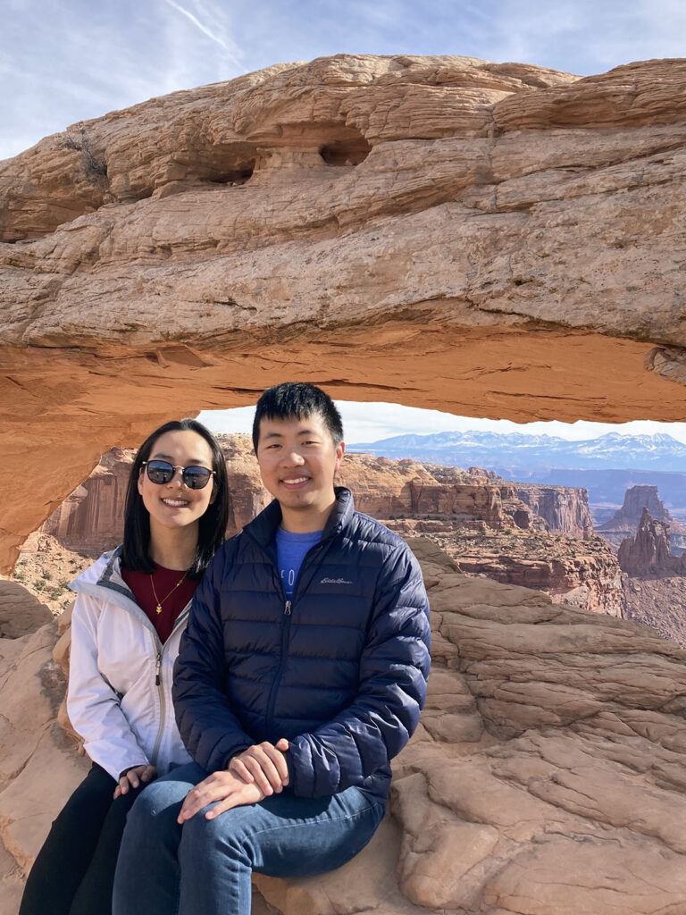 two people posing for a photo