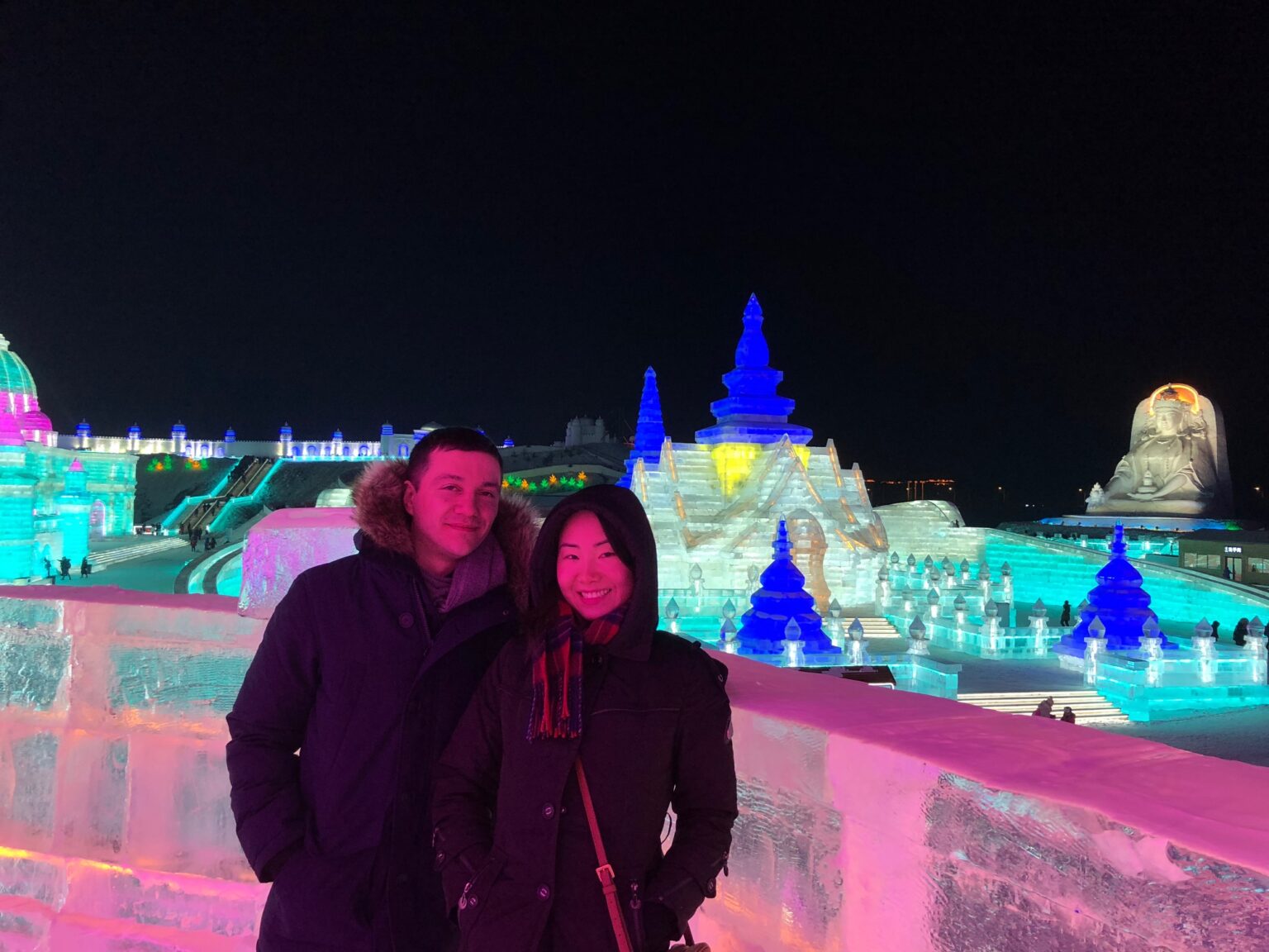 two people posing for a photo