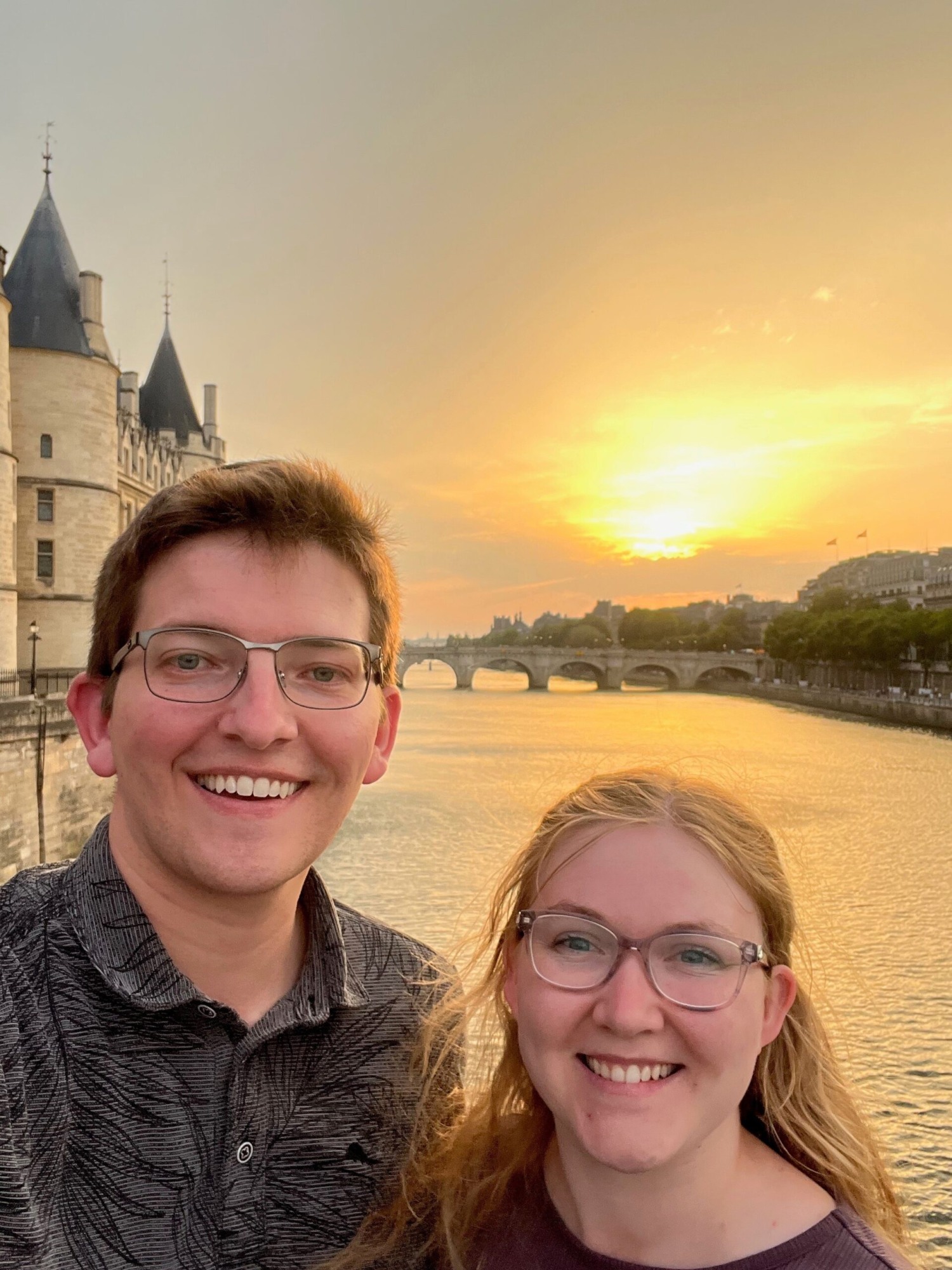 two people posing for a photo