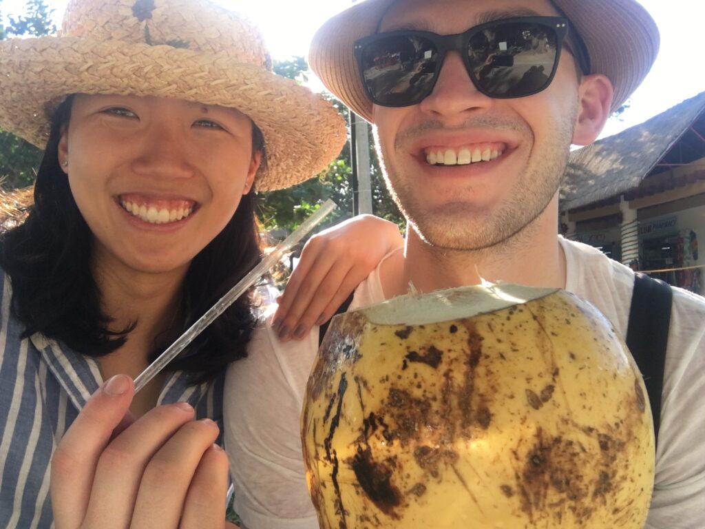 two people posing for a photo