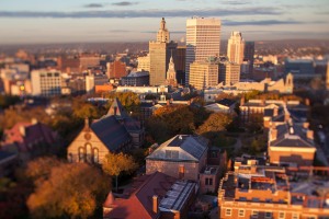 aerial view of Providence